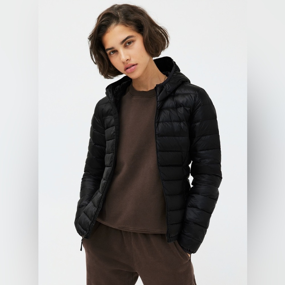 TNA Botanie Super Light Black Packable Down Puffer Jacket